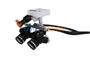 3.0X-5.0X Ergonomic Adjustable Dental Medical Ergo Surgical Loupe + 5W Headlight - Picture 1 of 9