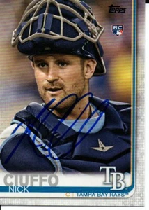 Nick Ciuffo Tampa Bay Rays 2019 Topps Series 2 Autographed Signed Card - Picture 1 of 1