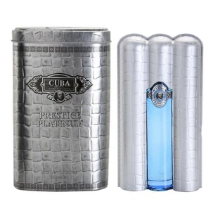 CUBA PRESTIGE PLATINUM FOR MEN edt eau de toil. profumo uomo 90ml NUOVO - Foto 1 di 8