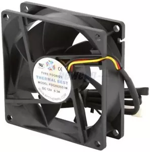 MASSCOOL FD08025S1M3/4, 80mm Cooling Fan - Picture 1 of 2