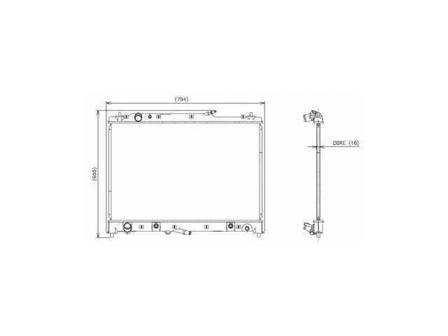 Radiador 61KVSY95 para Mazda CX9 2013 2010 2008 2007 2009 2011 2012 2014 2015 Foto 1 de 1