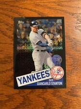 Giancarlo Stanton 2020 Topps Black Mojo Refractor Color Match /199 #85TC-35