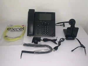 Polycom VVX450 VoIP IP PoE Phone & Wireless Headset **Inc VAT & Warranty** - Picture 1 of 5