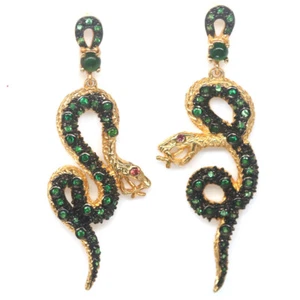 Non Scaldato Gemma Verde Tsavorite & Zaffiro Orecchini 925 Argento Sterling - Foto 1 di 4