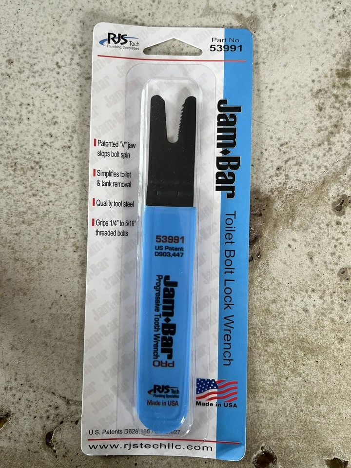 Jam-bar Toilet Bolt Lock Wrench RJS Tech