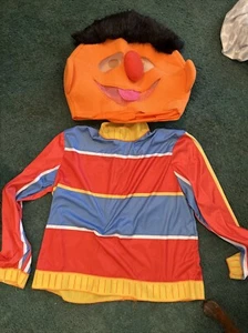 Ernie Sesame Street Head & Shirt Halloween Costume Size 42-46 - Picture 1 of 21