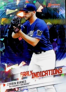 2018 Bowman's Best #EI-17 Corbin Burnes Early Indications Atomic Refractor - Picture 1 of 2