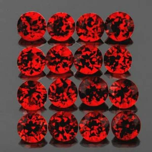 Red Garnet Round 4.00 mm 16 pieces, Flawless-VVS, Natural Loose Gemstone - Picture 1 of 2