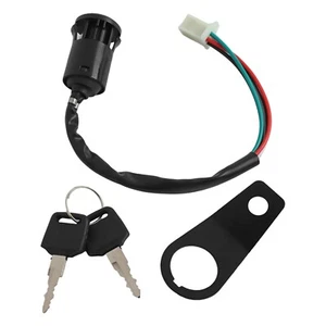 Motorcycle Ignition Switch Key with Mounting Bracket for 50cc to 150cc - Afbeelding 1 van 5