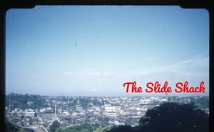 Tokyo Japan city view 1950's red border Kodachrome 35mm slide - Picture 1 of 1
