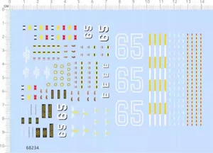 1/700 USN USS Enterprise CVN-65 nuclear-powered aircraft carrier Water Decal - Picture 1 of 1