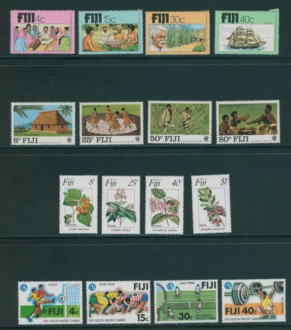 Fiji Scott #405//498 MNH 1970-80's Sets CV$7+ 384488 Cover