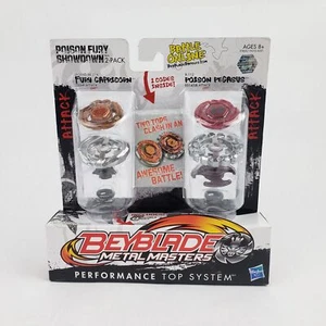 SEALED Beyblade Metal Masters 2-Pack: Fury Capricorn & Poison Pegasus Showdown - Picture 1 of 9
