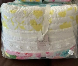 Pottery Barn Kids Teen FULL QUEEN Hope For Flowers Tracy Reese Quilt No Sham - Bild 1 von 3