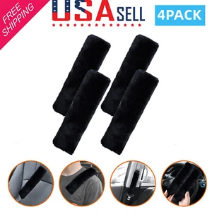 4PCS Car Safety Seat Belt Shoulder Pad Cover Cushion Harness Comfortable Driving - Picture 1 of 12