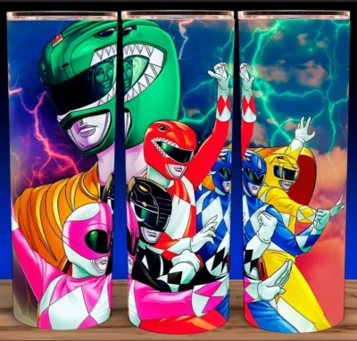 Power Rangers Green Ranger & Rita Repulsa Cup Mug Tumbler 20oz - Image 1 of 3