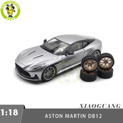 1/18 Aston Martin DB12 DB 12 Silver Diecast Model Toy Car Gifts For Friends - Image 1 of 4