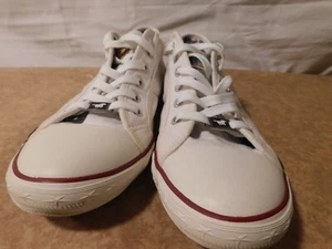 "Mustang*True Denim"Herren Schuhe Sneaker Halbschuhe gr.41.Weiß Stoff Turnschuh - Bild 1 von 12