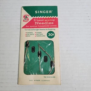 Vintage Singer C-29 Style ~ 5 Handnähnadeln ~ 2 fehlen ~ siehe Fotos - Bild 1 von 5