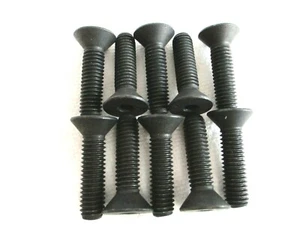 3/8-16 X 1-1/2" FLAT HEAD HEX SOCKET CAP SCREWS ALLOY BLACK STEEL - 10 PCS - Picture 1 of 3