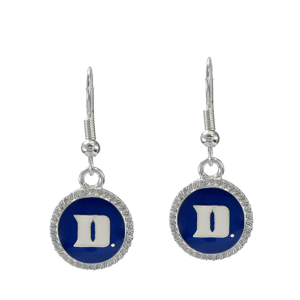 New Duke Blue Devils Euri Fish Hook Earrings, NCAA - Image 1 of 1
