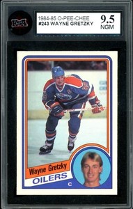 1984-85 OPC O PEE CHEE Hockey #243 Wayne Gretzky HOF KSA 9.5 NGM Edmonton Oilers