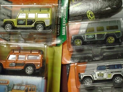 Land Rover/Ranger Rover Lot of 4 New Defender 110/90 Matchbox - Image 1 of 4