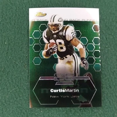 Curtis Martin 2003 Topps Finest Football Card #17 New York Jets - Image 1 of 2