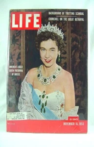 Life November 16, 1953 Cover America's Guest Queen Frederika of Greece - Picture 1 of 1