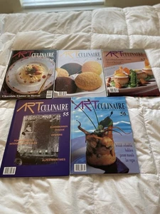 Art Culinaire Lot Of 5 Books International Magazine In Good Taste - Picture 1 of 2