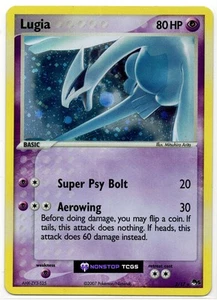 Lugia 2/17 Pokemon TCG EX Pop Series 5 Light Play HOLO BLEED ERROR - Picture 1 of 5
