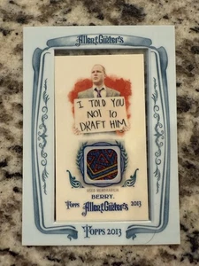 2013 Topps Allen & Ginter's Framed Mini Non-Baseball Relics Matthew Berry - Picture 1 of 2