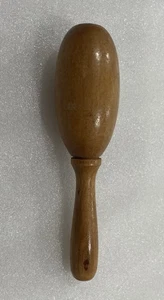 Herramienta de costura de reparación de calcetín de madera Darner Egg vintage - Imagen 1 de 5