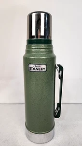 VTG 70's 14" Tall Green Aladdin Stanley Thermos No. A-944DH 2 Quart Made In USA - Picture 1 of 16
