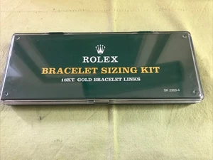 Vintage Rolex 18K Armband Glieder Aufbewahrung Werkzeugkiste/Etui - Bild 1 von 13