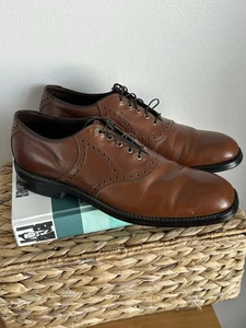 Scarpe eleganti derby Johnston & Murphy Aristocraft uomo 10,5 A/A marrone cognac - Foto 1 di 10