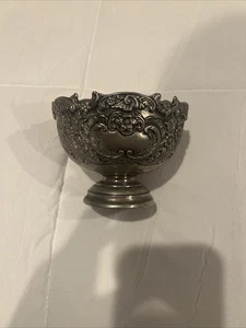 Verzierte versilberte antike Schale Made in Italy - Bild 1 von 7