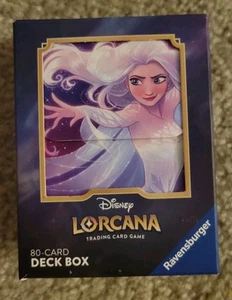 Caja de almacenamiento de cubierta Disney Lorcana The First Chapter Elsa - Imagen 1 de 4