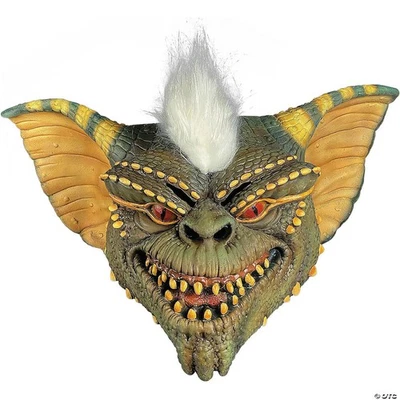 Adults Gremlins™ Stripe Overhead Latex Mask - One Size - Image 1 of 2