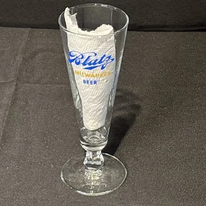 Vintage Blatz Beer Pilsner Glass 7 3/4” - Picture 1 of 3