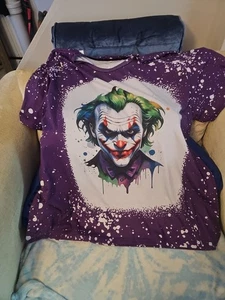 JOKER MEN'S T-SHIRT SIZE 3XL CUTOM MADE IN EXCELLENT CONDITION 🔥🔥🔥 - Picture 1 of 4