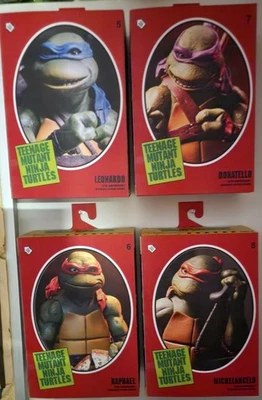 NECA TMNT 1990 Movie 35th Anniversary Walmart Complete Figure Set Ninja Turtles - Image 1 of 2