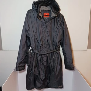 Merrell Primaloft Selectwarm Full Zip Hooded Parka Jacket Women Sz XL Gray - Picture 1 of 8