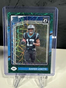 2024 Optic Xavier Legette Rated Rookie Green Velocity Panthers - Bild 1 von 2
