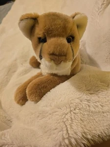 Realistic Douglas Cuddle Toys Kelso Cougar Puma Mountain Lion Stuffed Animal 20" - Picture 1 of 10