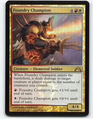 Foundry Champion #165 foil Magic the Gathering Card - Image 1 of 2