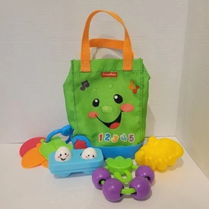 Fisher Price Laugh & Learn Sing 'n Learn Einkaufstasche - Komplettset - Bild 1 von 5