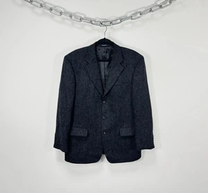 Vintage Yves Saint Laurent Men’s 3-Buttons Gray Wool Alpaca Blazer Jacket 52 - Picture 1 of 17