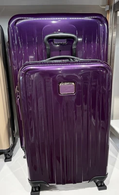 NEW Tumi V4 INTERNATIONAL Expandable 4 Wheel Packing Suit Case BLACKBERRY PURPLE - Image 1 of 4