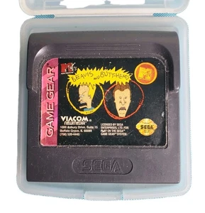 MTV Beavis And Butt-Head (Sega Game Gear) Cartridge Clear Sega Case Fast Shiping - Bild 1 von 5